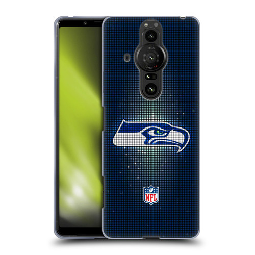 NFL Seattle Seahawks Artwork LED Soft Gel Case for Sony Xperia Pro-I