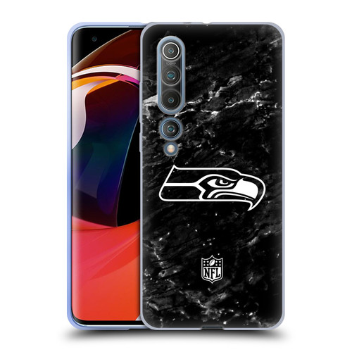 NFL Seattle Seahawks Artwork Marble Soft Gel Case for Xiaomi Mi 10 5G / Mi 10 Pro 5G