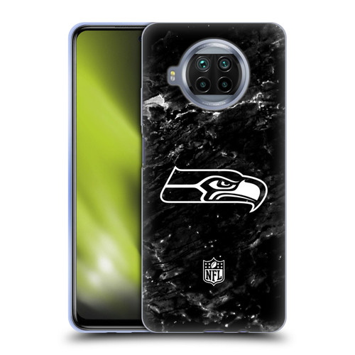 NFL Seattle Seahawks Artwork Marble Soft Gel Case for Xiaomi Mi 10T Lite 5G