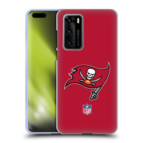 NFL Tampa Bay Buccaneers Logo Plain Soft Gel Case for Huawei P40 5G