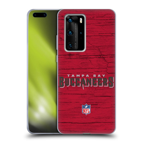 NFL Tampa Bay Buccaneers Logo Distressed Look Soft Gel Case for Huawei P40 Pro / P40 Pro Plus 5G