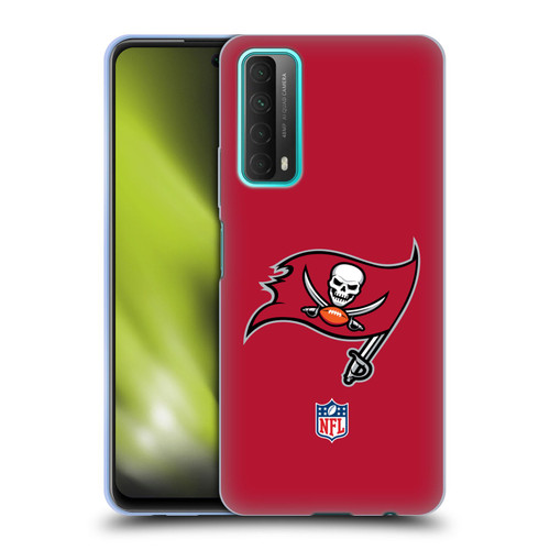 NFL Tampa Bay Buccaneers Logo Plain Soft Gel Case for Huawei P Smart (2021)