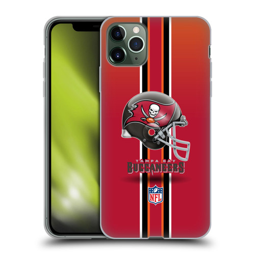 NFL Tampa Bay Buccaneers Logo Helmet Soft Gel Case for Apple iPhone 11 Pro Max