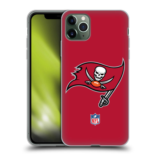 NFL Tampa Bay Buccaneers Logo Plain Soft Gel Case for Apple iPhone 11 Pro Max
