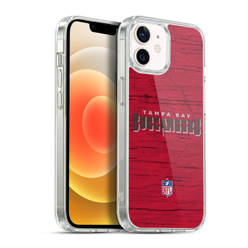 NFL Tampa Bay Buccaneers Logo Distressed Look Soft Gel Case for Apple iPhone 12 / iPhone 12 Pro & MagSafe