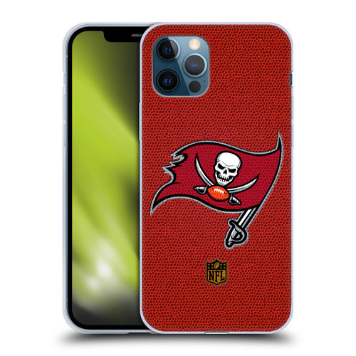 NFL Tampa Bay Buccaneers Logo Football Soft Gel Case for Apple iPhone 12 / iPhone 12 Pro