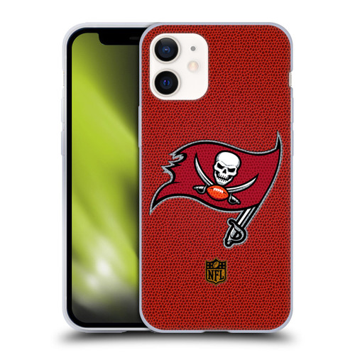 NFL Tampa Bay Buccaneers Logo Football Soft Gel Case for Apple iPhone 12 Mini