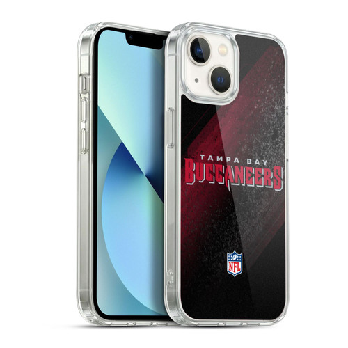 NFL Tampa Bay Buccaneers Logo Blur Soft Gel Case for Apple iPhone 13