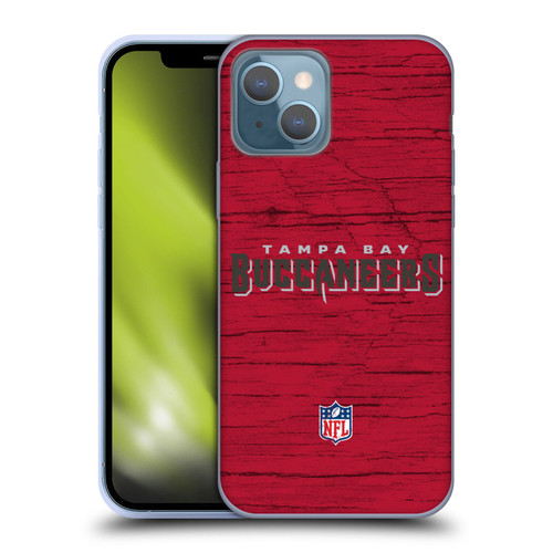 NFL Tampa Bay Buccaneers Logo Distressed Look Soft Gel Case for Apple iPhone 13
