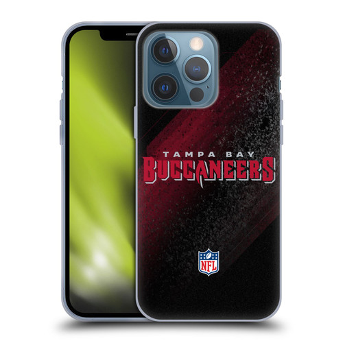 NFL Tampa Bay Buccaneers Logo Blur Soft Gel Case for Apple iPhone 13 Pro