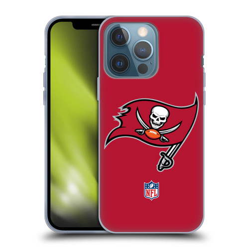 NFL Tampa Bay Buccaneers Logo Plain Soft Gel Case for Apple iPhone 13 Pro