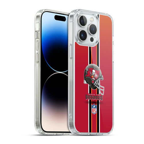 NFL Tampa Bay Buccaneers Logo Helmet Soft Gel Case for Apple iPhone 14 Pro Max & MagSafe