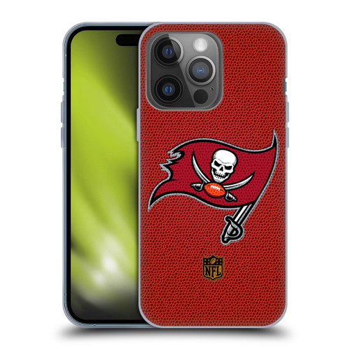 NFL Tampa Bay Buccaneers Logo Football Soft Gel Case for Apple iPhone 14 Pro