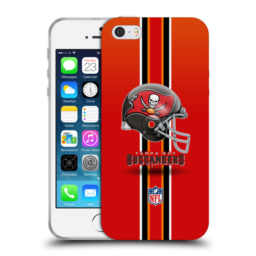 NFL Tampa Bay Buccaneers Logo Helmet Soft Gel Case for Apple iPhone 5 / 5s / iPhone SE 2016
