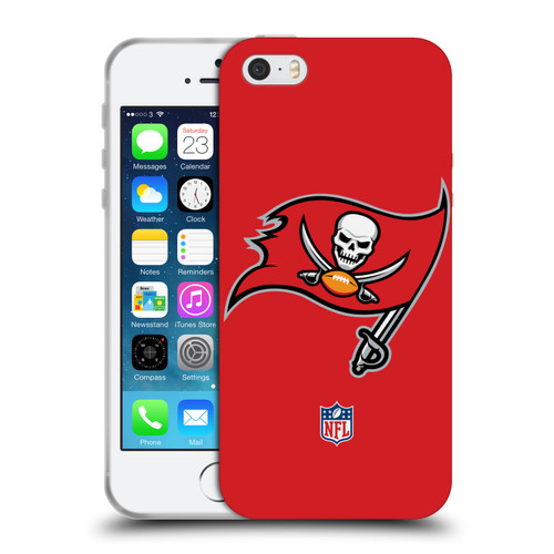 NFL Tampa Bay Buccaneers Logo Plain Soft Gel Case for Apple iPhone 5 / 5s / iPhone SE 2016