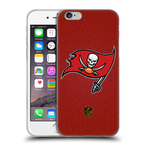 NFL Tampa Bay Buccaneers Logo Football Soft Gel Case for Apple iPhone 6 / iPhone 6s