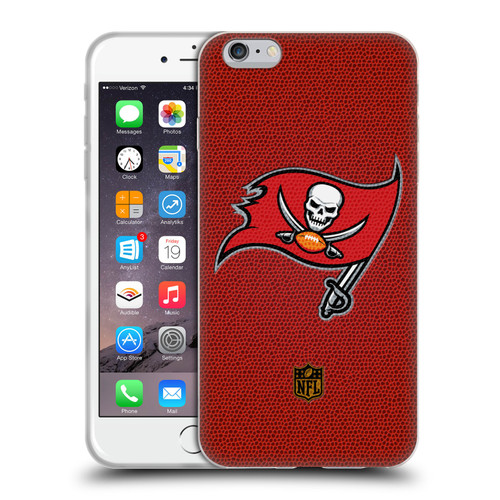 NFL Tampa Bay Buccaneers Logo Football Soft Gel Case for Apple iPhone 6 Plus / iPhone 6s Plus