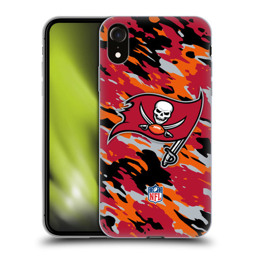 NFL Tampa Bay Buccaneers Logo Camou Soft Gel Case for Apple iPhone XR
