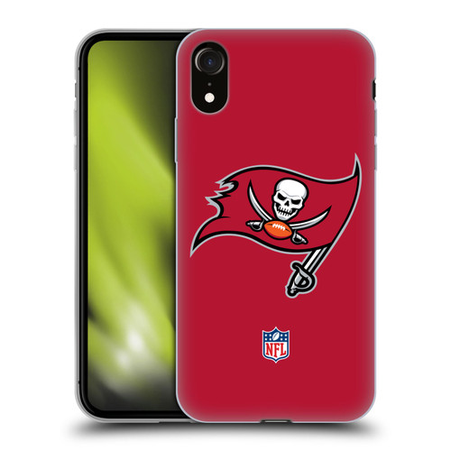 NFL Tampa Bay Buccaneers Logo Plain Soft Gel Case for Apple iPhone XR