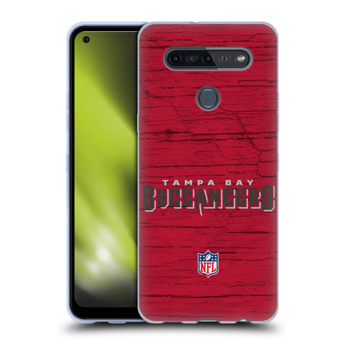 NFL Tampa Bay Buccaneers Logo Distressed Look Soft Gel Case for LG K51S