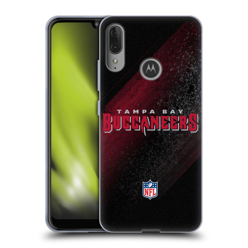 NFL Tampa Bay Buccaneers Logo Blur Soft Gel Case for Motorola Moto E6 Plus