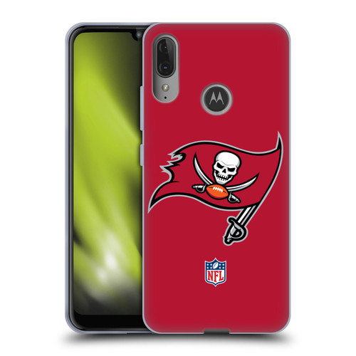 NFL Tampa Bay Buccaneers Logo Plain Soft Gel Case for Motorola Moto E6 Plus