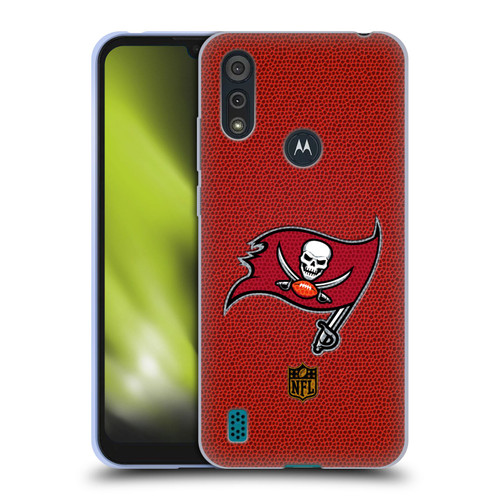 NFL Tampa Bay Buccaneers Logo Football Soft Gel Case for Motorola Moto E6s (2020)