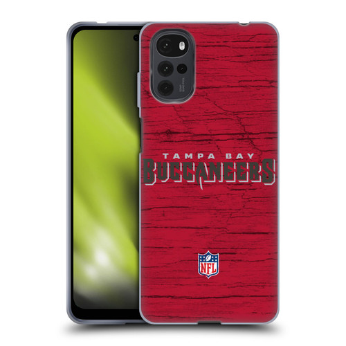 NFL Tampa Bay Buccaneers Logo Distressed Look Soft Gel Case for Motorola Moto G22