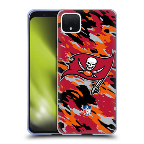 NFL Tampa Bay Buccaneers Logo Camou Soft Gel Case for Google Pixel 4 XL
