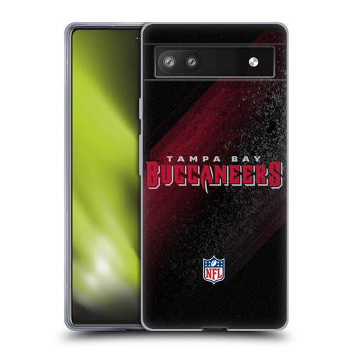 NFL Tampa Bay Buccaneers Logo Blur Soft Gel Case for Google Pixel 6a