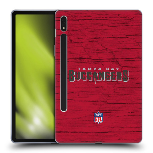 NFL Tampa Bay Buccaneers Logo Distressed Look Soft Gel Case for Samsung Galaxy Tab S8