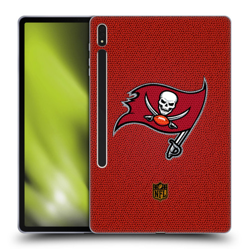 NFL Tampa Bay Buccaneers Logo Football Soft Gel Case for Samsung Galaxy Tab S8 Plus