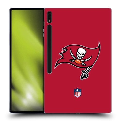 NFL Tampa Bay Buccaneers Logo Plain Soft Gel Case for Samsung Galaxy Tab S8 Ultra