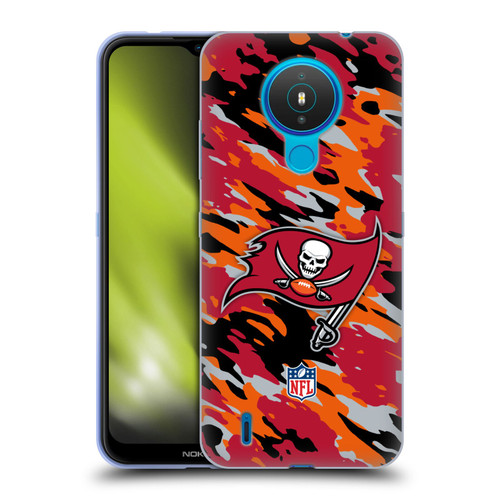 NFL Tampa Bay Buccaneers Logo Camou Soft Gel Case for Nokia 1.4