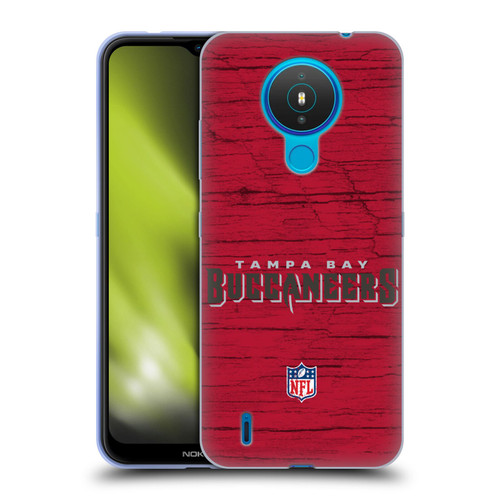 NFL Tampa Bay Buccaneers Logo Distressed Look Soft Gel Case for Nokia 1.4