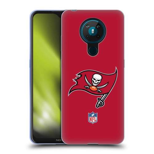 NFL Tampa Bay Buccaneers Logo Plain Soft Gel Case for Nokia 5.3