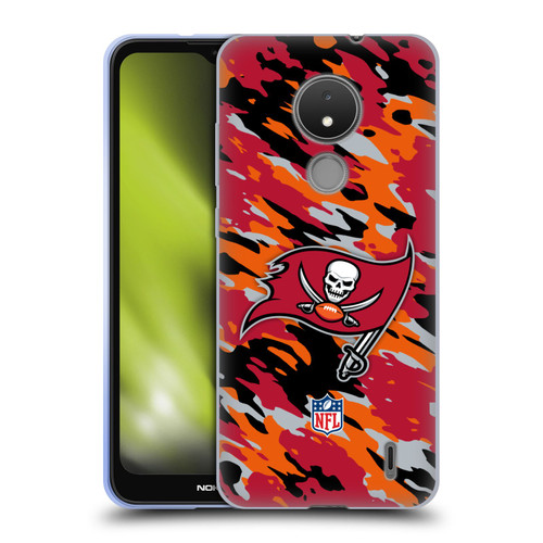 NFL Tampa Bay Buccaneers Logo Camou Soft Gel Case for Nokia C21