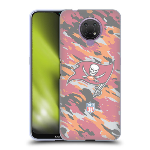 NFL Tampa Bay Buccaneers Logo Camou Soft Gel Case for Nokia G10
