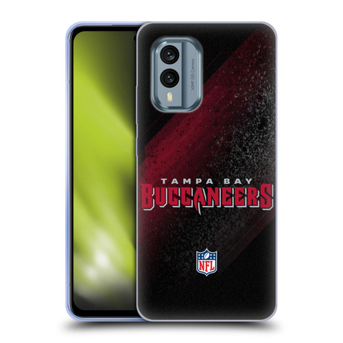NFL Tampa Bay Buccaneers Logo Blur Soft Gel Case for Nokia X30
