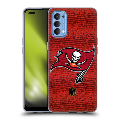 NFL Tampa Bay Buccaneers Logo Football Soft Gel Case for OPPO Reno 4 5G