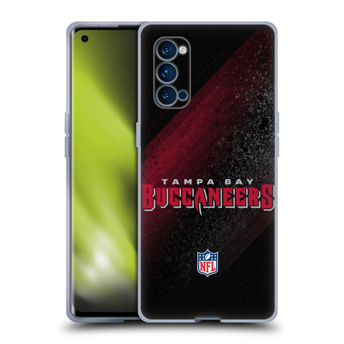 NFL Tampa Bay Buccaneers Logo Blur Soft Gel Case for OPPO Reno 4 Pro 5G