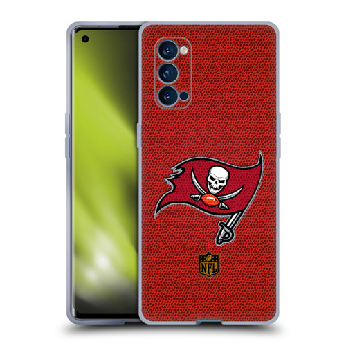 NFL Tampa Bay Buccaneers Logo Football Soft Gel Case for OPPO Reno 4 Pro 5G