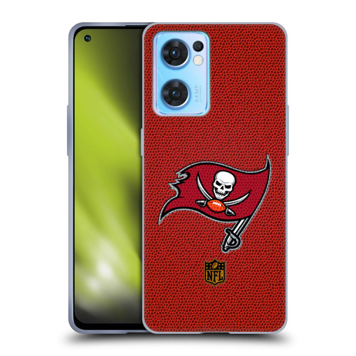 NFL Tampa Bay Buccaneers Logo Football Soft Gel Case for OPPO Reno7 5G / Find X5 Lite