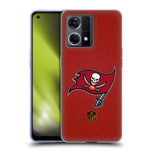 NFL Tampa Bay Buccaneers Logo Football Soft Gel Case for OPPO Reno8 4G