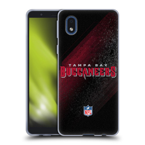 NFL Tampa Bay Buccaneers Logo Blur Soft Gel Case for Samsung Galaxy A01 Core (2020)