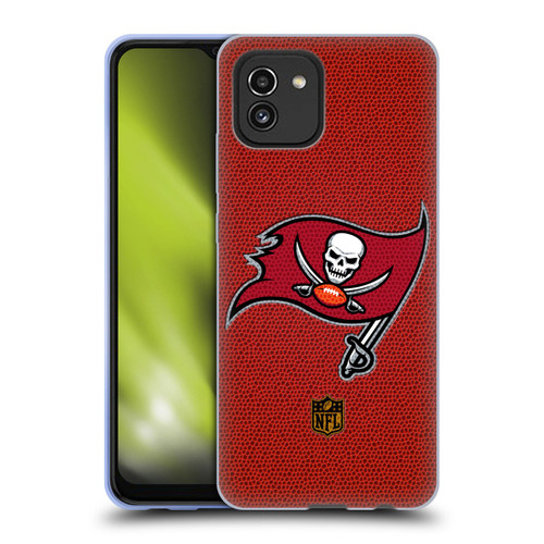 NFL Tampa Bay Buccaneers Logo Football Soft Gel Case for Samsung Galaxy A03 (2021)