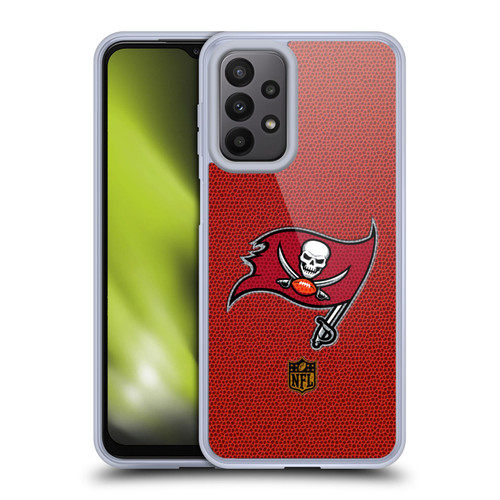 NFL Tampa Bay Buccaneers Logo Football Soft Gel Case for Samsung Galaxy A23 / 5G (2022)