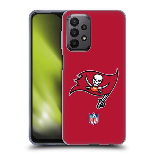 NFL Tampa Bay Buccaneers Logo Plain Soft Gel Case for Samsung Galaxy A23 / 5G (2022)