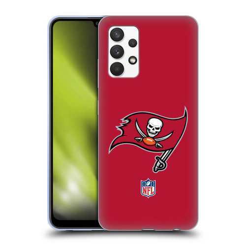 NFL Tampa Bay Buccaneers Logo Plain Soft Gel Case for Samsung Galaxy A32 (2021)