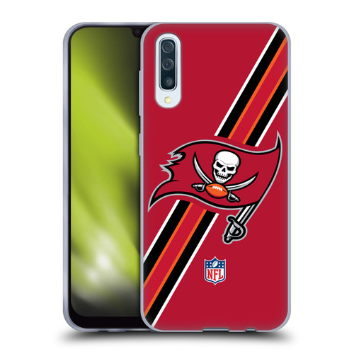 NFL Tampa Bay Buccaneers Logo Stripes Soft Gel Case for Samsung Galaxy A50/A30s (2019)